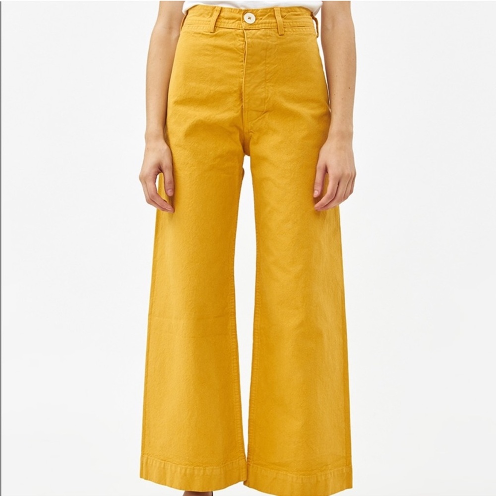 Jesse Kamm sailor pants in Caribbean gold - Picture 5 of 13